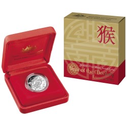 2016 $1 Lunar Series - Year of the Monkey 99.9% Silver Proof Coin