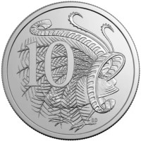 2025 10¢ Lyrebird King Charles III Uncirculated Coin