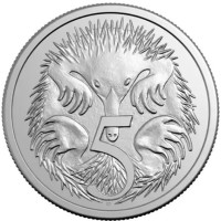 2025 5¢ Echidna Queen Elizabeth II Uncirculated Coin