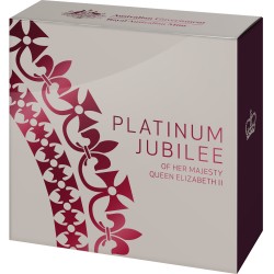 2022 50¢ Platinum Jubilee of HM Queen Elizabeth II 99.9% Silver Proof Coin