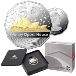 2023 50¢ 50th Anniversary of the Sydney Opera House 99.9% Silver Proof Coin