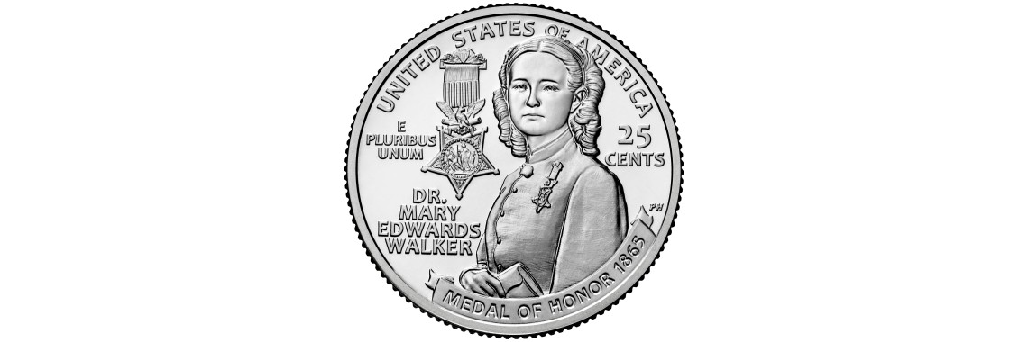 Dr Mary Edwards Walker Uncirculated Coin
