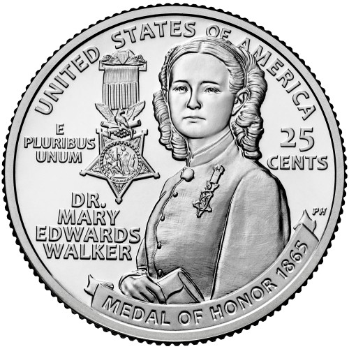 2024 American Women Quarters Dr Mary Edwards Walker Uncirculated Coin