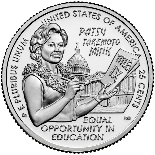 2024 American Women Quarters Patsy Takemoto Mink Uncirculated Coin