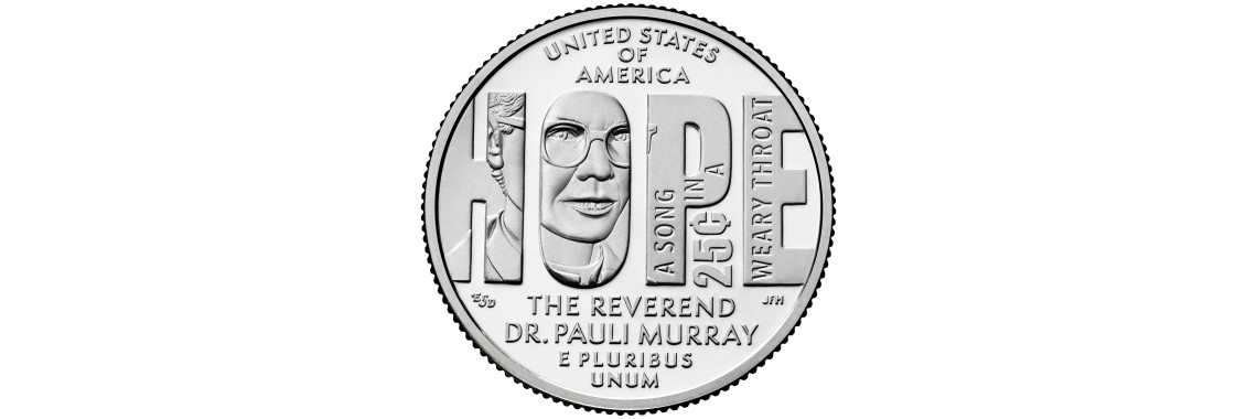 Pauli Murray Uncirculated Coin
