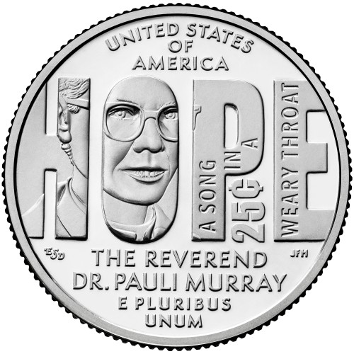 2024 American Women Quarters Pauli Murray Uncirculated Coin