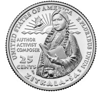 2024 American Women Quarters Zitkala-Ša Uncirculated Coin
