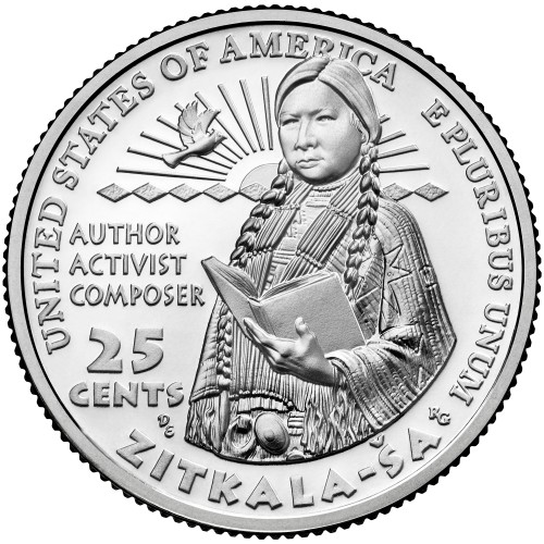 2024 American Women Quarters Zitkala-Ša Uncirculated Coin