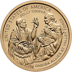 2026 US $1 Sacagawea and Native American - Polly Cooper Coin