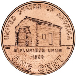 2009 US 1 Cent Lincoln Birthplace Uncirculated Coin