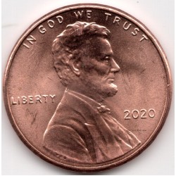 2020 US 1 Cent Lincoln Shield Uncirculated Coin 2020 US 1 Cent Lincoln Shield Uncirculated Coin