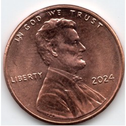 2024 US 1 Cent Lincoln Shield Uncirculated Coin 2024 US 1 Cent Lincoln Shield Uncirculated Coin
