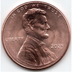2025 US 1 Cent Lincoln Shield Uncirculated Coin 2025 US 1 Cent Lincoln Shield Uncirculated Coin