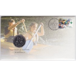 2008 PNC 50c Centenary Of Scouts Australia Stamp and Coin Cover