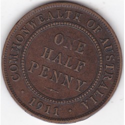 1911 Commonwealth King George V Penny
