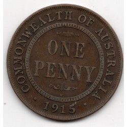1915 H Commonwealth King George V Penny