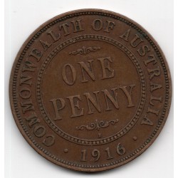 1916 Commonwealth King George V Penny