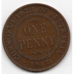 1917 Commonwealth King George V Penny