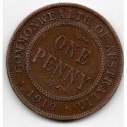1919 Commonwealth King George V Penny