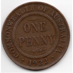 1922 Commonwealth King George V Penny